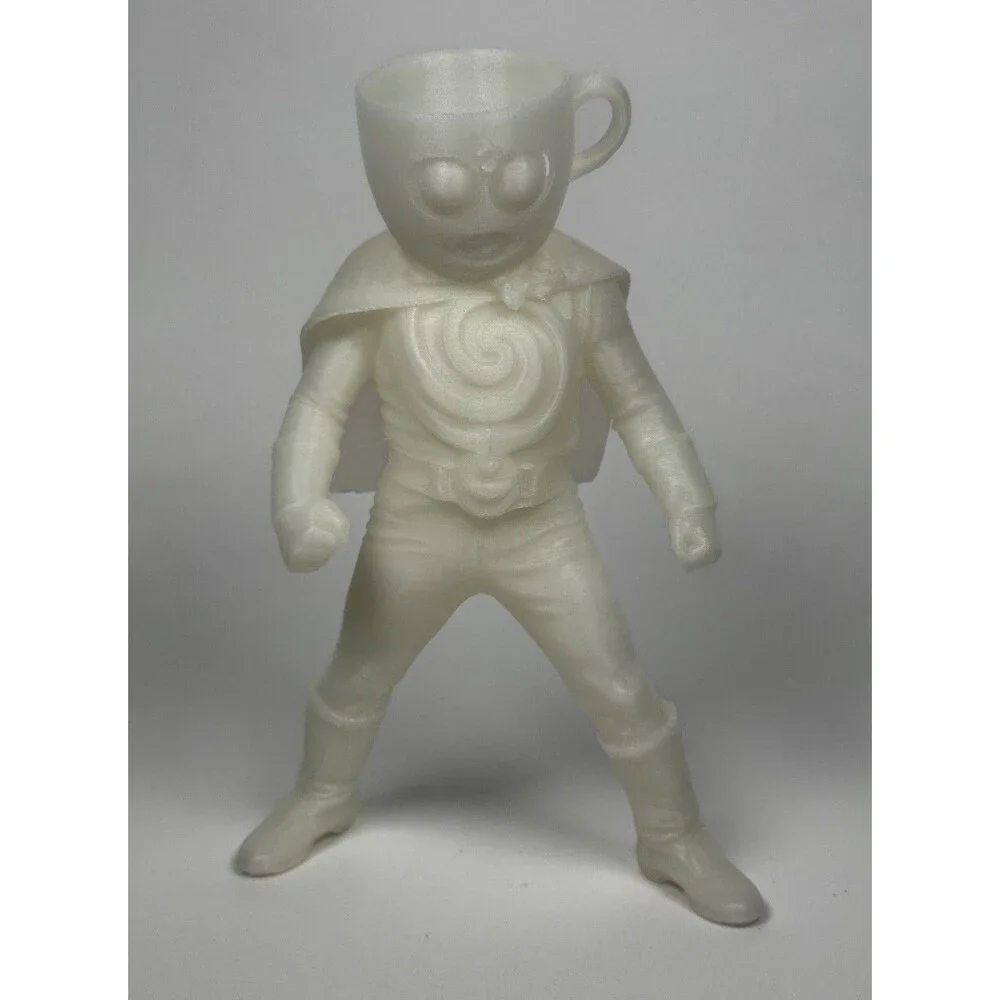 Coffee Man Japanese Coffee Commercial Glow In The Dark Toy